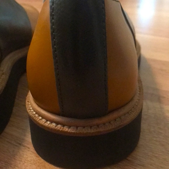 New Cole Hahn 10.5 Saddle Shoes Olive / Camel main image 3